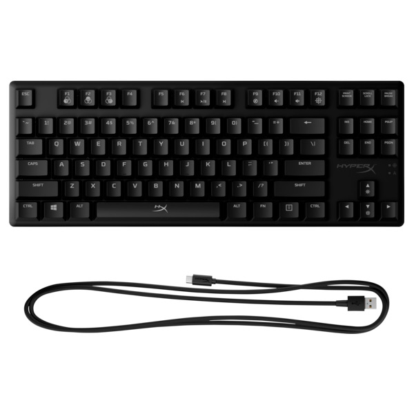 HyperX Alloy Origins Core (AQUA switch) Tenkeyless US világító mechanikus gamer billentyűzet