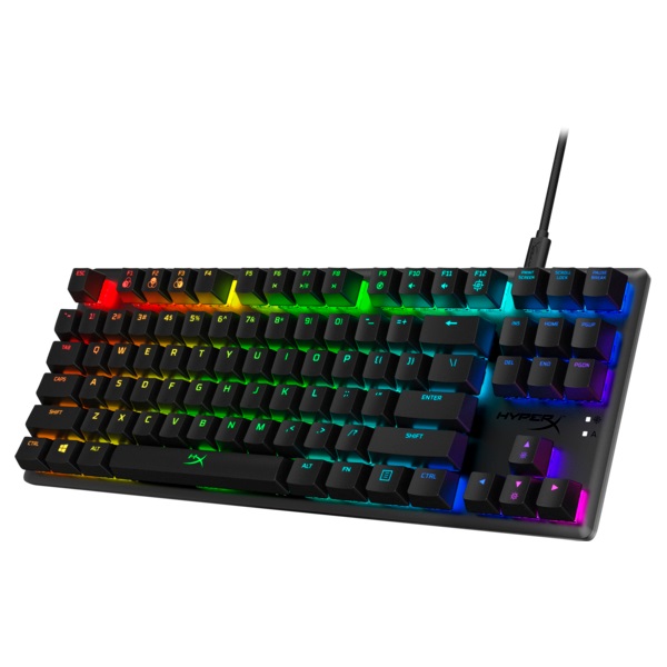 HyperX Alloy Origins Core (AQUA switch) Tenkeyless US világító mechanikus gamer billentyűzet