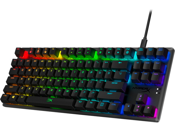 HyperX Alloy Origins Core (AQUA switch) Tenkeyless US világító mechanikus gamer billentyűzet