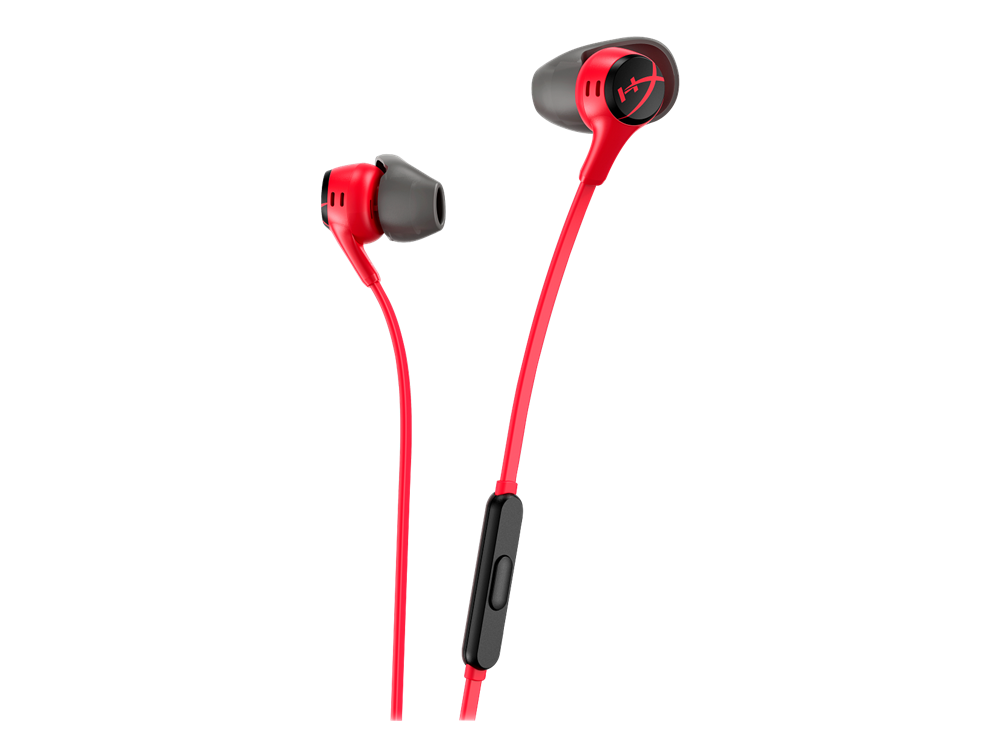 HyperX Cloud Earbuds II piros vezetékes mikrofonos fülhallgató