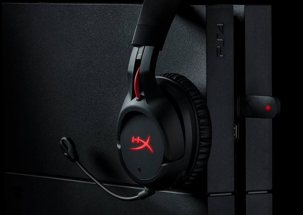 HyperX Cloud Flight vezeték nélküli fekete gamer headset