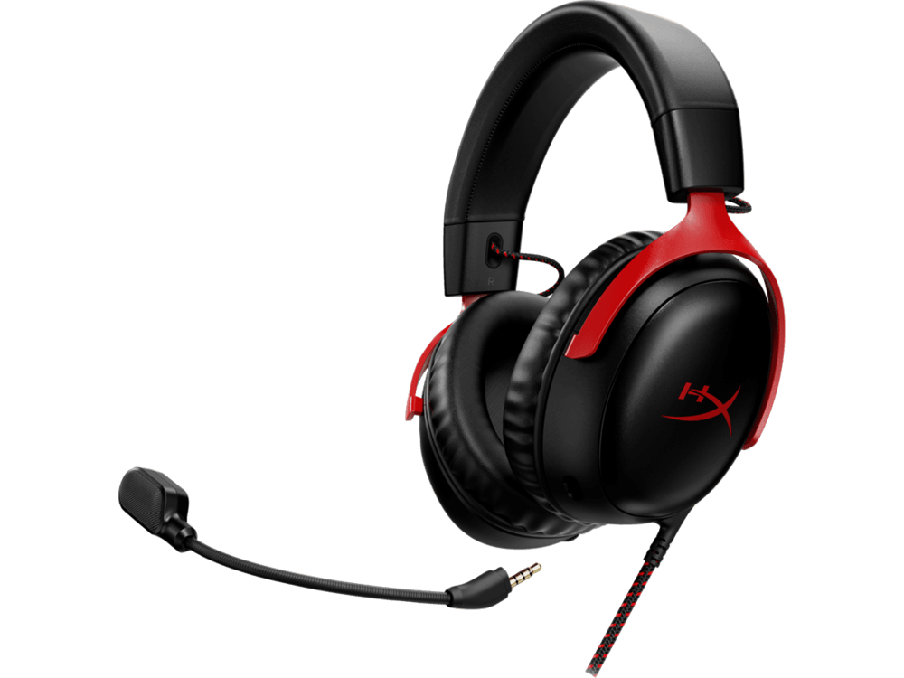 HyperX Cloud III fekete-piros gamer headset