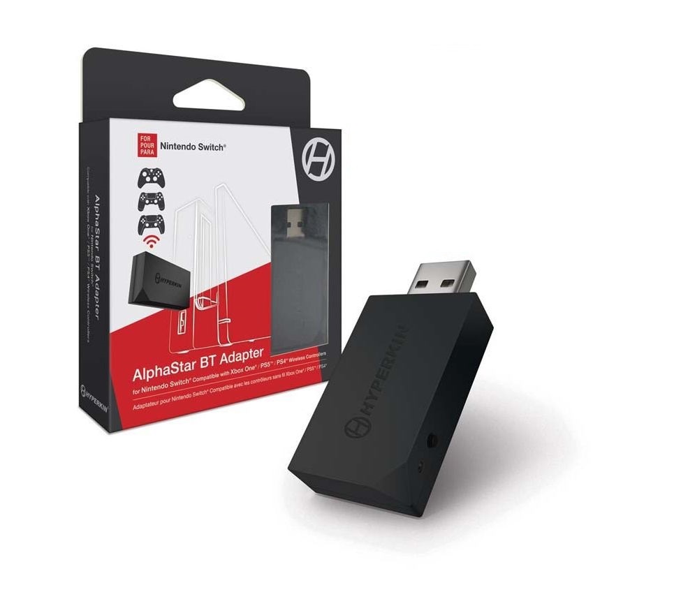 Hyperkin M07480 AlphaStar Nintendo Switch/Xbox One/PS5/PS4 kontrollerhez BT adapter