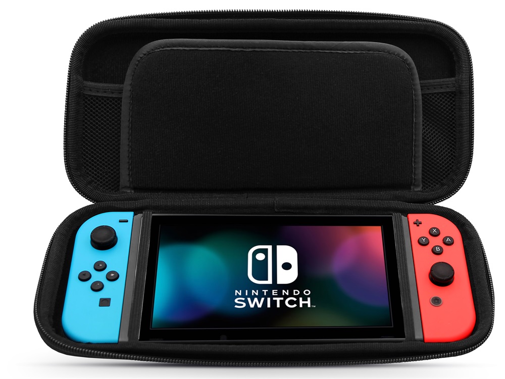 Hyperkin M07599-BK CarryMate EVA Nintendo Switch/Switch OLED/Switch Lite Fekete erősített utazótok