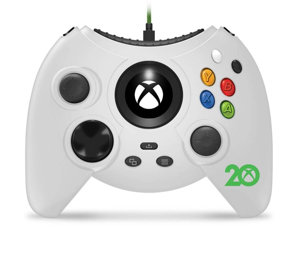Hyperkin M02668-ANWH Duke Xbox Series|One/Windows 11|10 20.Évf. Xbox liszenszelt vezetékes fehér kontroller
