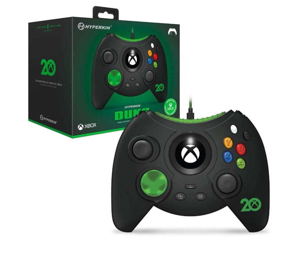 Hyperkin M02668-ANBK Duke Xbox Series|One/Windows 11|10 20.Évf. Xbox liszenszelt vezetékes fekete kontroller