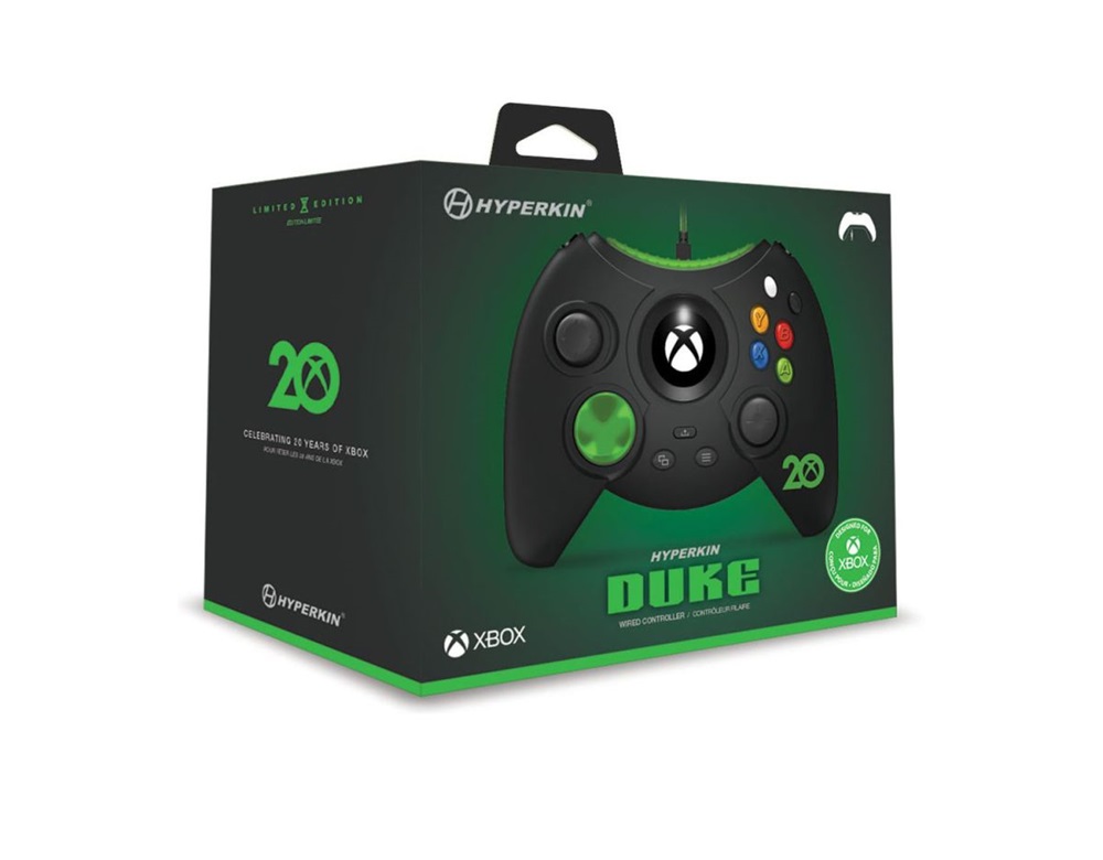 Hyperkin M02668-ANBK Duke Xbox Series|One/Windows 11|10 20.Évf. Xbox liszenszelt vezetékes fekete kontroller