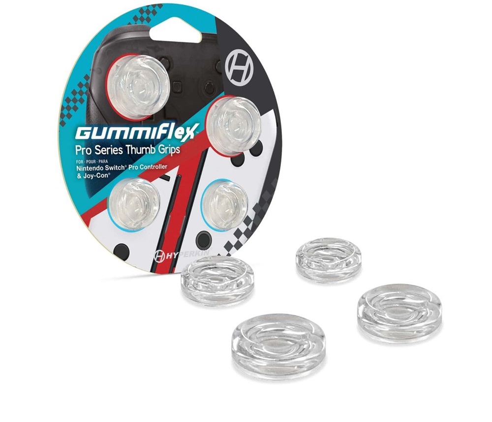 Hyperkin M07534-SW GummiFlex Nintendo Switch hüvelykujj csúszásgátló (4 db)