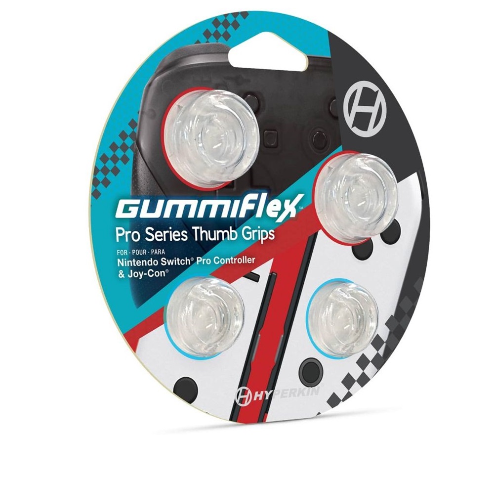 Hyperkin M07534-SW GummiFlex Nintendo Switch hüvelykujj csúszásgátló (4 db)