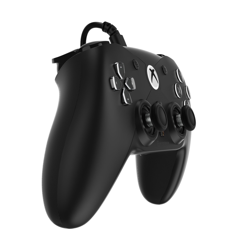 Hyperkin M01638-BK Competitor Xbox Series|One/Windows 11|10 Xbox liszenszelt vezetékes fekete kontroller