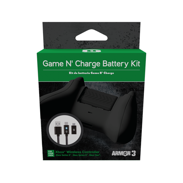 Hyperkin M07632-BK "Game N` Charge" Xbox Series|ONE fekete kontroller akkumulátor + 3m töltőkábel