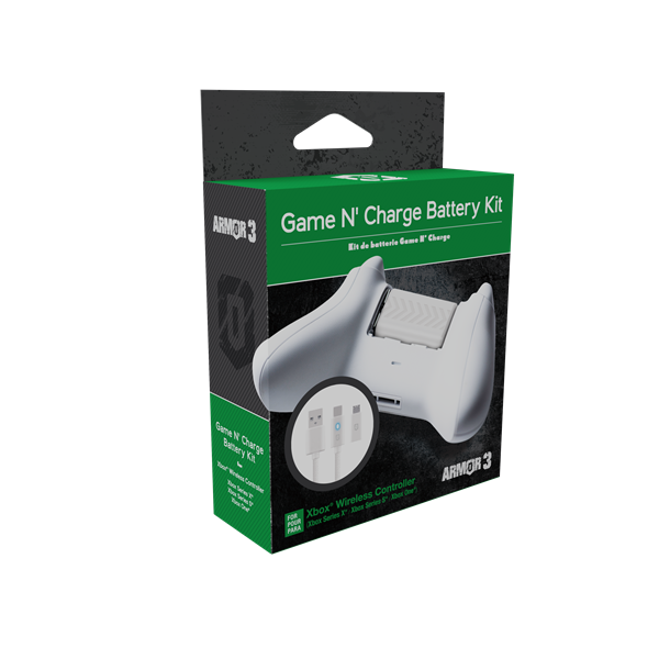 Hyperkin M07632-WH "Game N` Charge" Xbox Series|ONE fehér kontroller akkumulátor + 3m töltőkábel