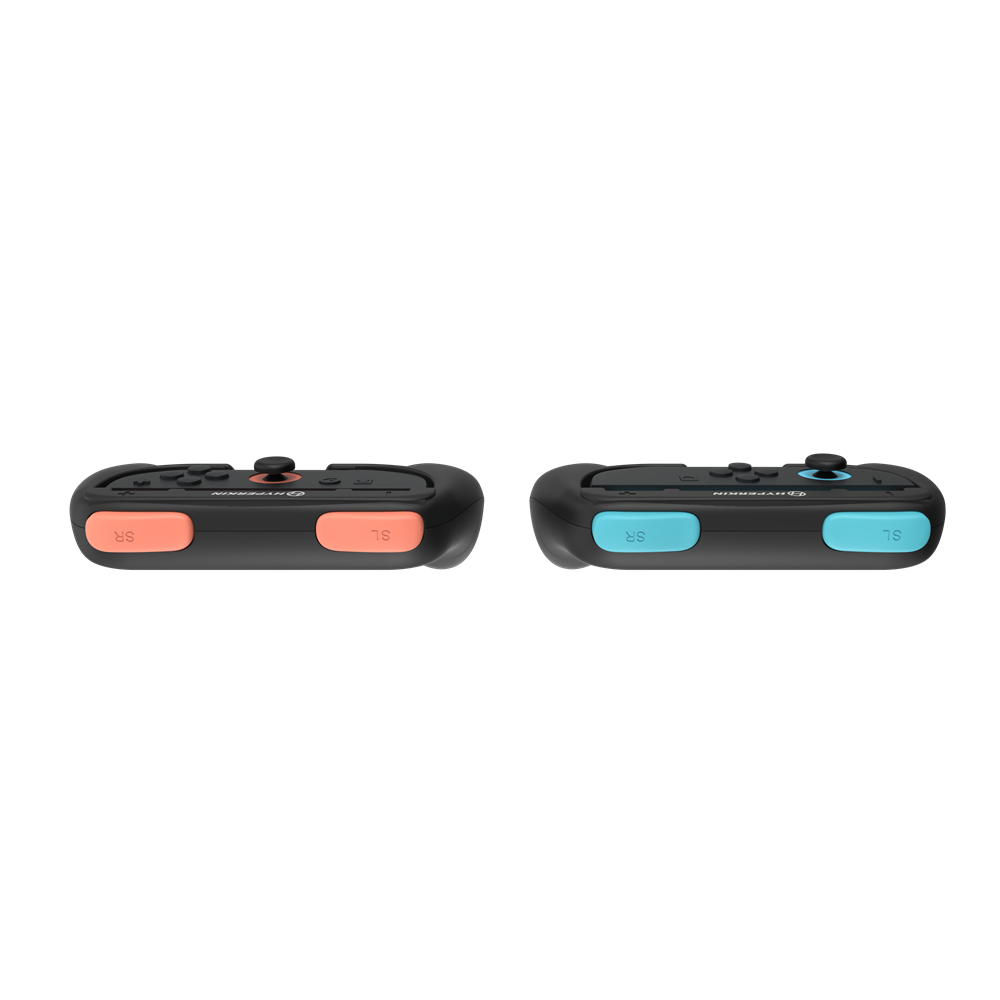 Hyperkin M07717 Nintendo Switch 2 fekete ergonomikus markolat csomag Joy-Con kontrollerhez (2 db)