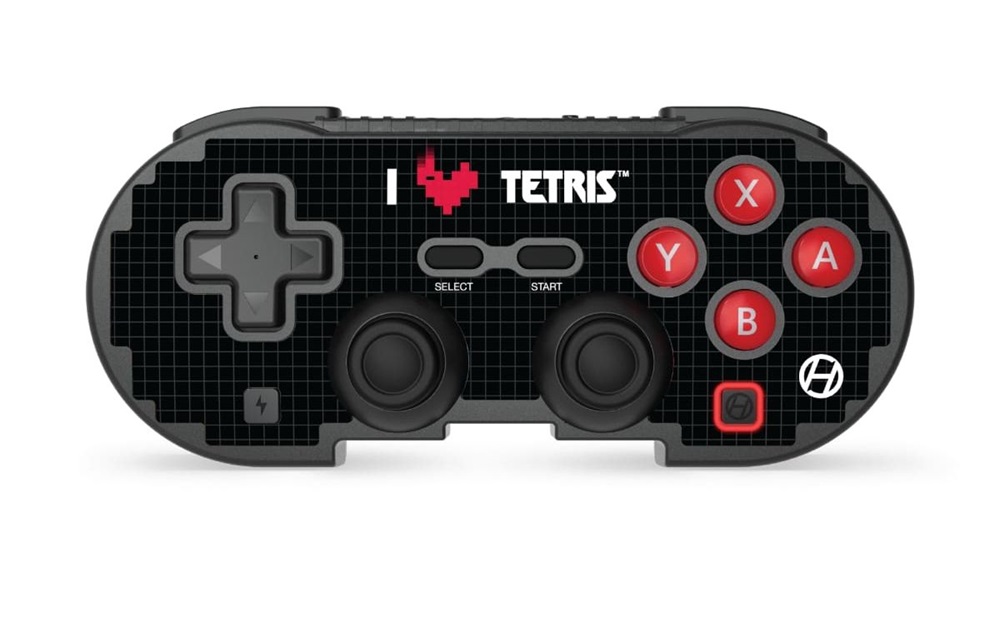 Hyperkin M01328-TEHD Pixel Art Tetris Nintendo Switch/PC/Mac/Android vezeték nélküli "Heart Drop" kontroller