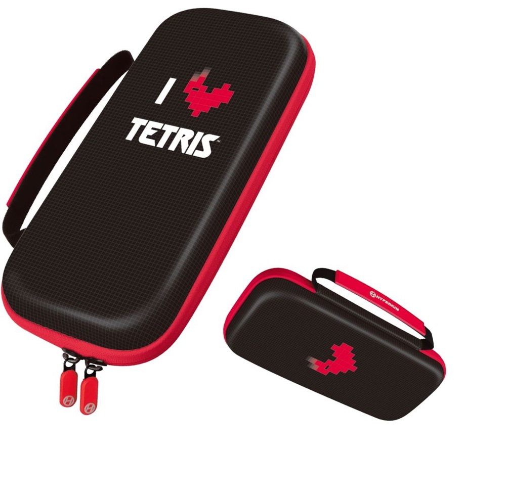 Hyperkin M07541-TEHD Tetris EVA Nintendo Switch/Switch OLED/Switch "Heart Drop" erősített utazótok