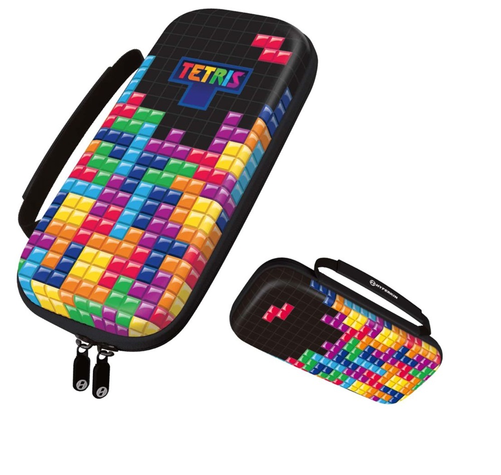 Hyperkin M07541-TETS Tetris EVA Nintendo Switch/Switch OLED/Switch "Tetrimino Stack" erősített utazótok