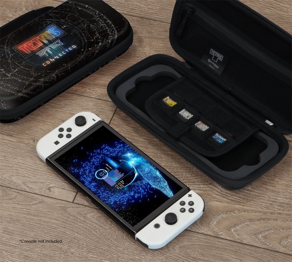 Hyperkin M07541-TECG Tetris EVA Nintendo Switch/Switch OLED/Switch "Tetris Effect" erősített utazótok