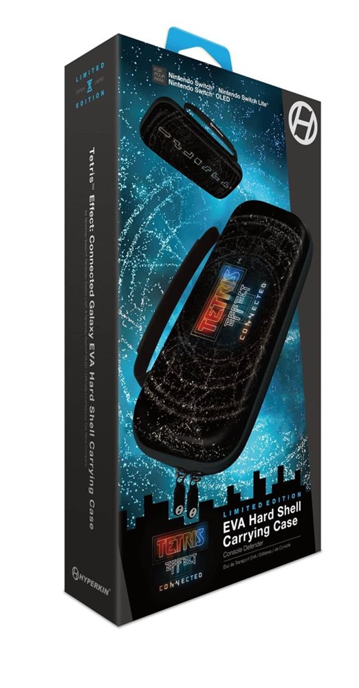 Hyperkin M07541-TECG Tetris EVA Nintendo Switch/Switch OLED/Switch "Tetris Effect" erősített utazótok