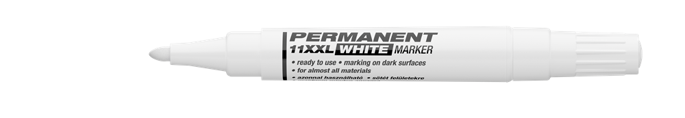 ICO 11 XXL D10 3mm fehér permanent marker