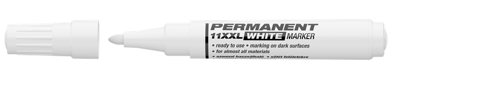 ICO 11 XXL D10 3mm fehér permanent marker