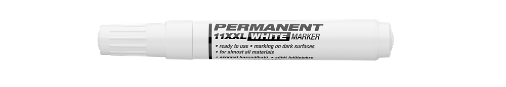 ICO 11 XXL D10 3mm fehér permanent marker