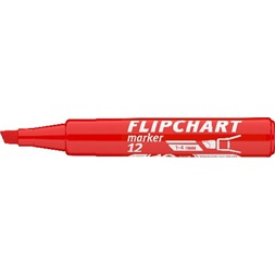 ICO Flipchart 12 piros marker