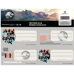 ICO Jurassic World 4db/ív füzetcímke