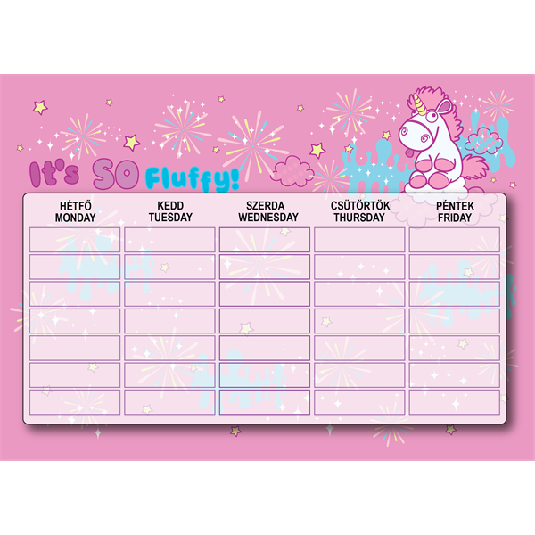 ICO Minions A5 órarend