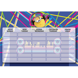 ICO Minions A5 órarend