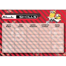 ICO Minions A5 órarend