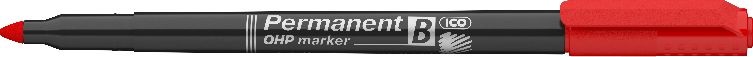 ICO OHP B 2-3mm piros permanent marker