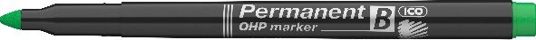 ICO OHP B 2-3mm zöld permanent marker