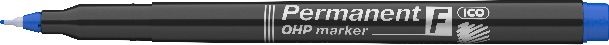 ICO OHP F 0,5mm kék permanent marker