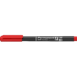 ICO OHP F 0,5mm piros permanent marker