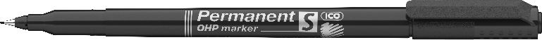 ICO OHP S 0,3mm fekete permanent marker
