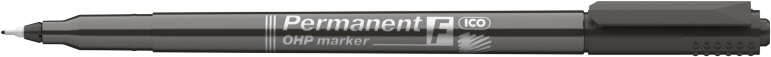 ICO OHP F 0,5mm fekete permanent marker