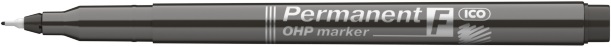 ICO OHP F 0,5mm fekete permanent marker