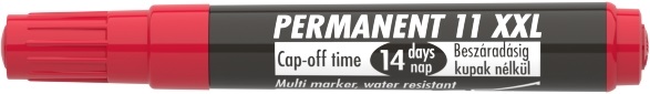 ICO Permanent 11 XXL piros marker