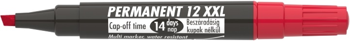 ICO Permanent 12 XXL piros marker