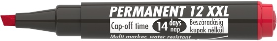 ICO Permanent 12 XXL piros marker