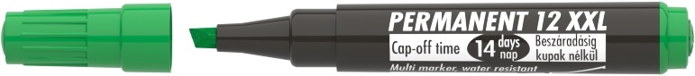 ICO Permanent 12 XXL zöld marker