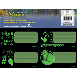 ICO Shrek 4db/ív füzetcímke