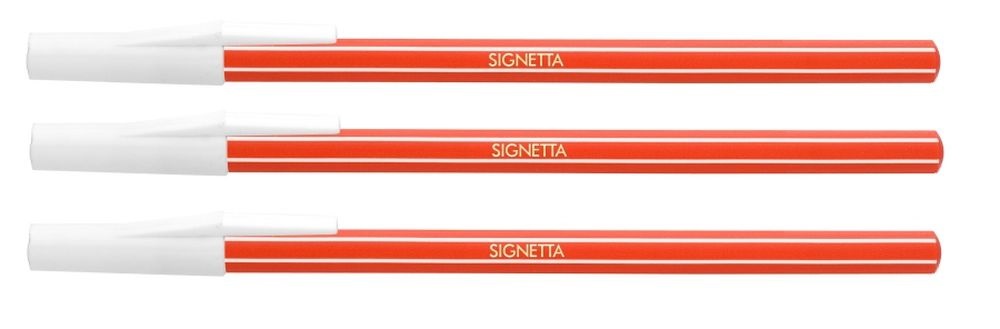 ICO Signetta 3db-os piros golyóstoll