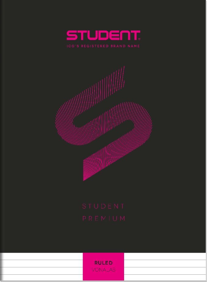 ICO Student Art A4 70lapos sima spirálfüzet