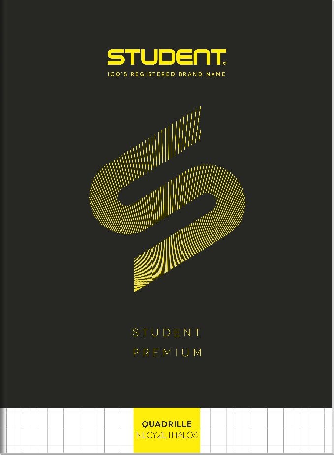 ICO Student Prémium A4 32lapos kockás füzet