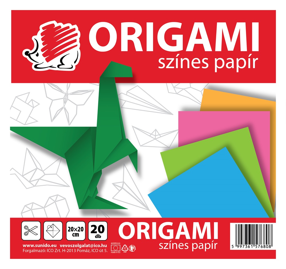 ICO Süni 20 lap origami lapok