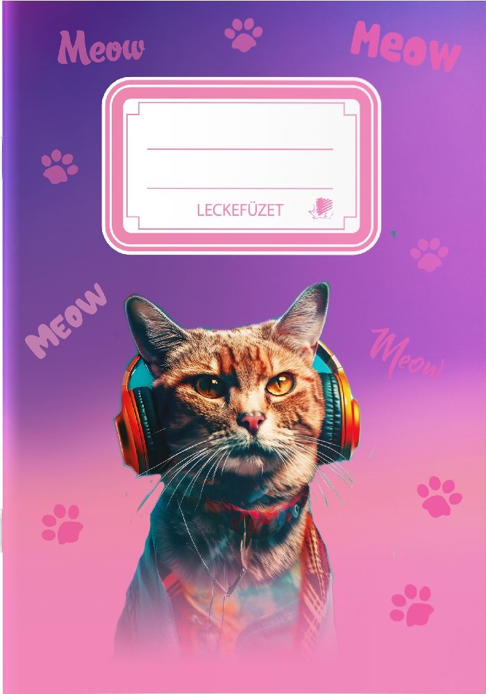 ICO Süni Cats A5 leckefüzet