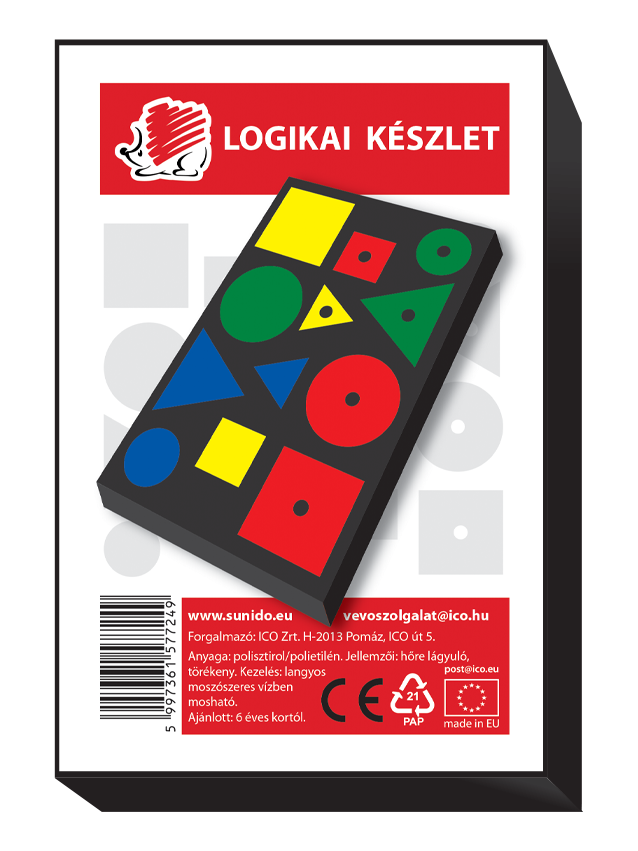 ICO Süni műanyag logikai készlet