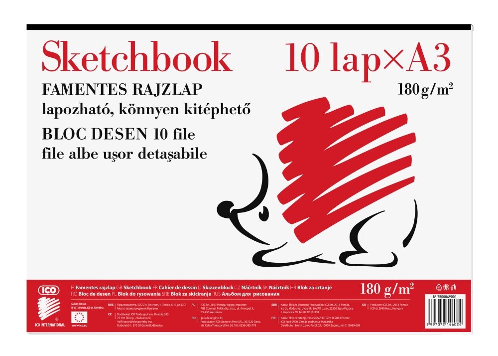 ICO Süni A3 skiccfüzet