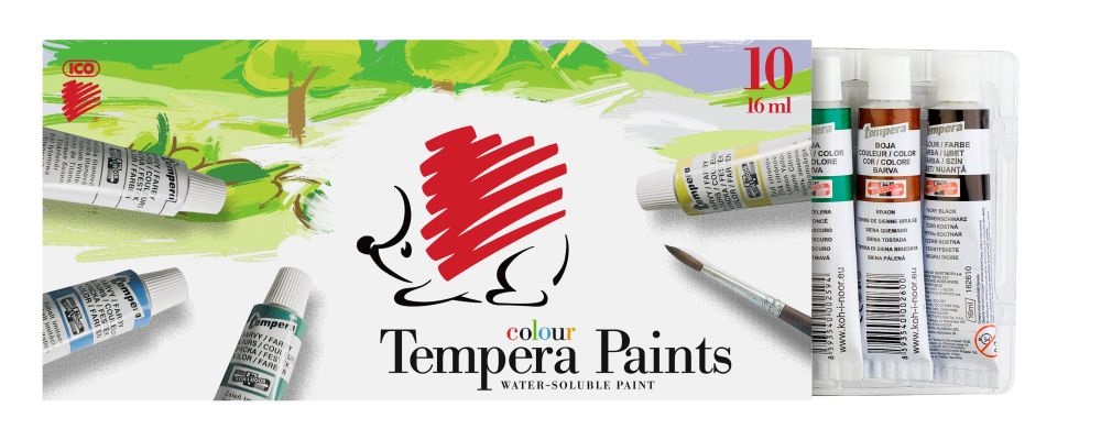 ICO Süni 16 ml 10 színű tempera készlet